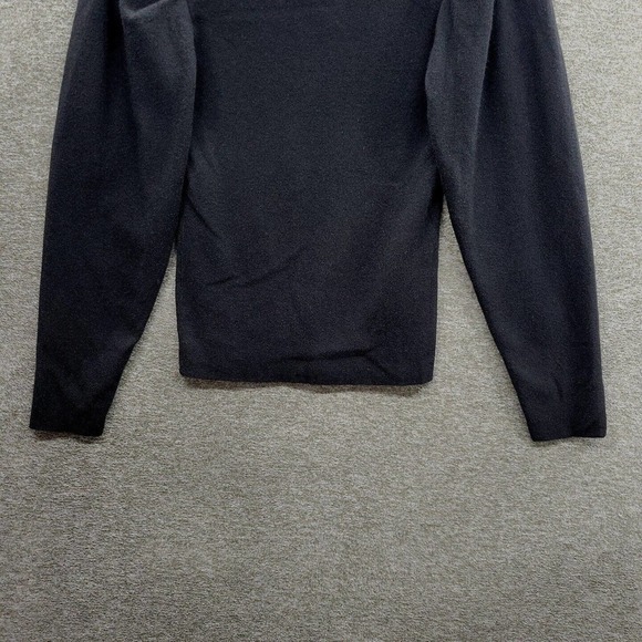 Lea + Viola Women's Medium Ribbed Puff Sleeve Pullover Sweater NWT (MSRP $110) - Picture 6 of 12